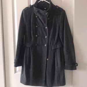 Charcoal pea coat